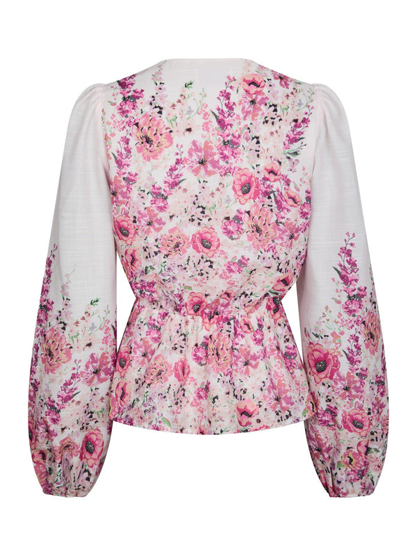 Neo Noir Fie Flower Print Blouse 166417 Col. 165