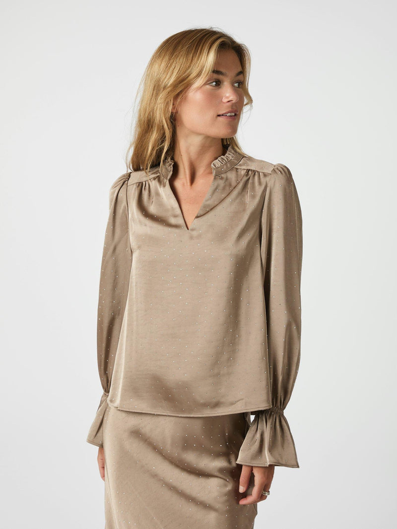 Neo Noir Amara Heavy Sateen Bedaz Blouse 166578 Col. 811