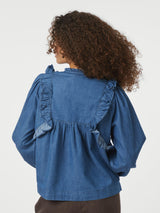 Neo Noir Janis Denim Blouse 166664 Col. Blue
