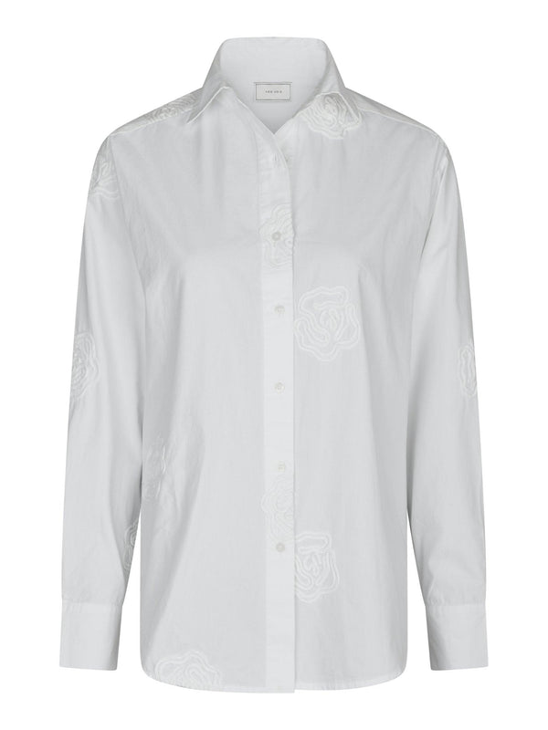 Neo Noir Dalma Dori Emb Shirt 166746 Col. White