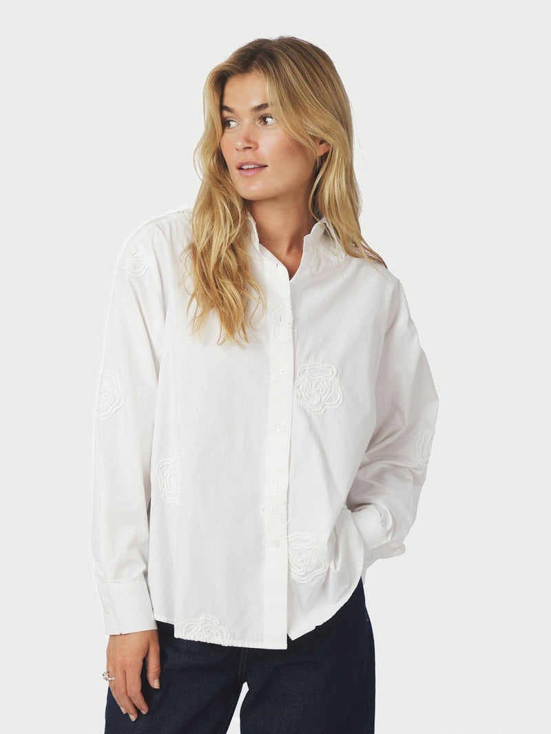 Neo Noir Dalma Dori Emb Shirt 166746 Col. White