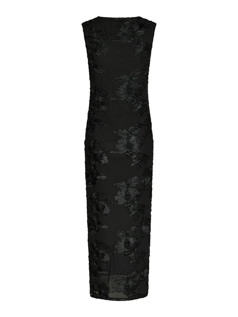 Neo Noir Tiranna Big Flower Mesh Dress Col. 100