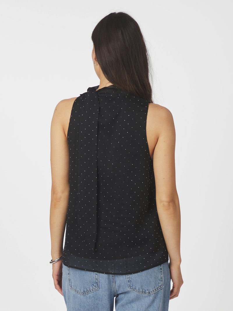 Neo Noir Lorelei Bedazzled Top 166983 Col. Black