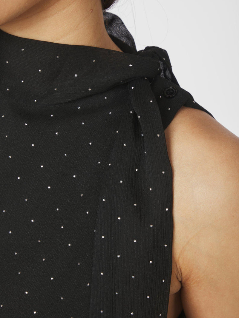 Neo Noir Lorelei Bedazzled Top 166983 Col. Black