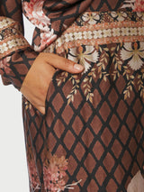 Neo Noir Lunet Botanical Border Pants 167030 Col. Black