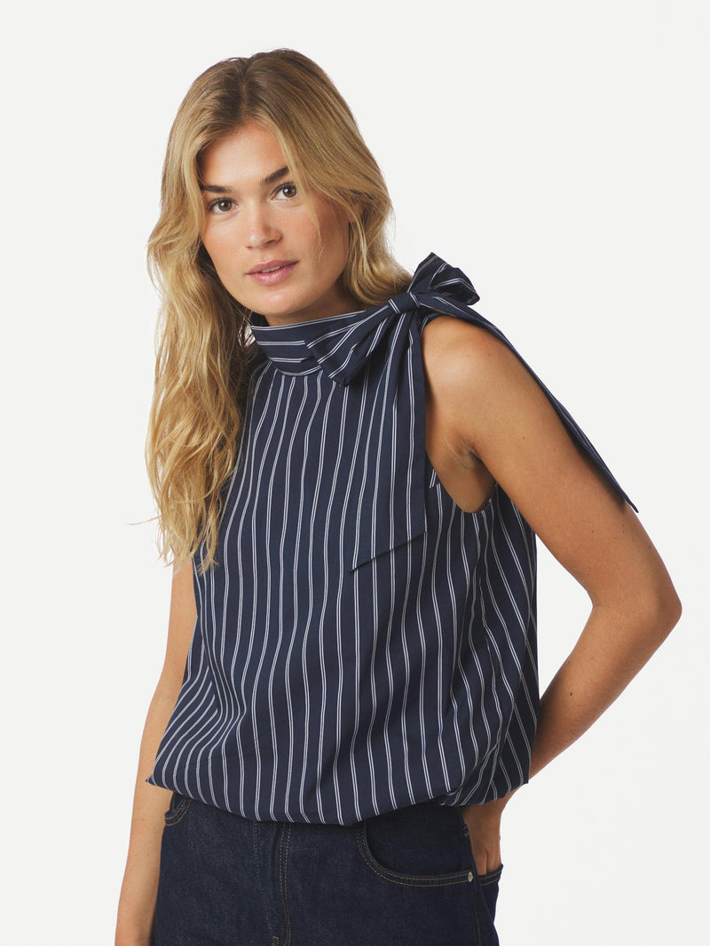 Neo Noir Veda Double Stripe Top 167204 Col.141