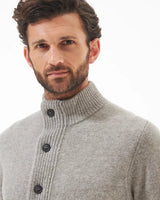 Barbour cardigan Patch zip MKN0731 sand