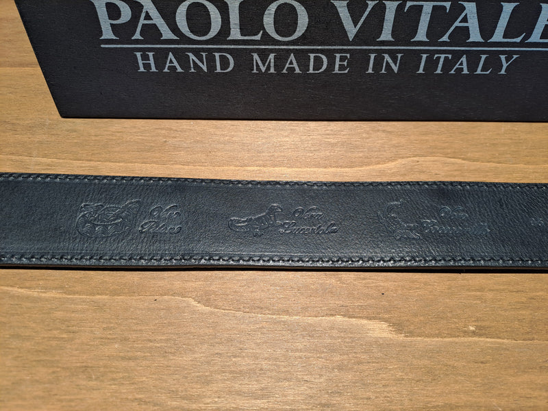 Paolo Vitale bælte croco/python/varan sort