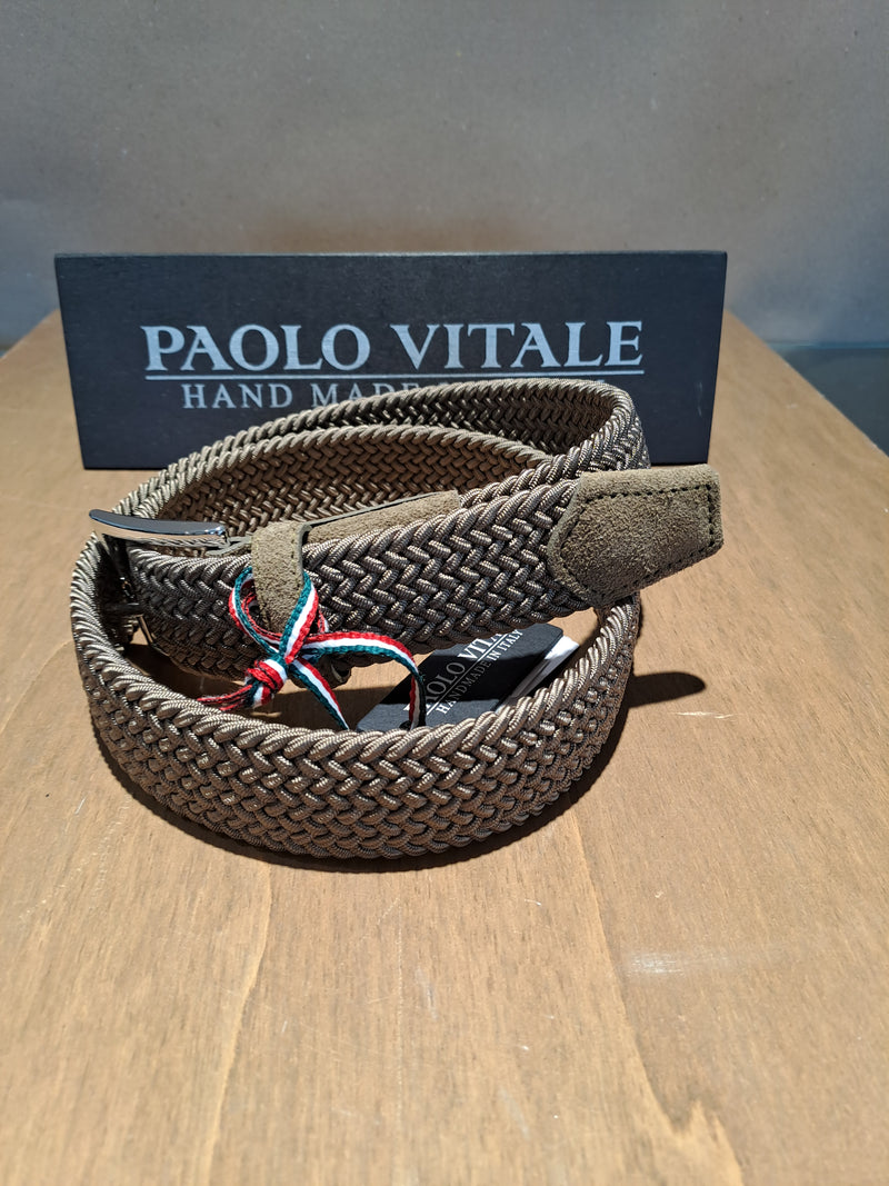 Paolo Vitale bælte elastik 80113 sand