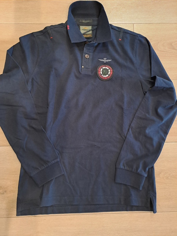 Aeronautica Polo Tshirt 1810J564 Navy