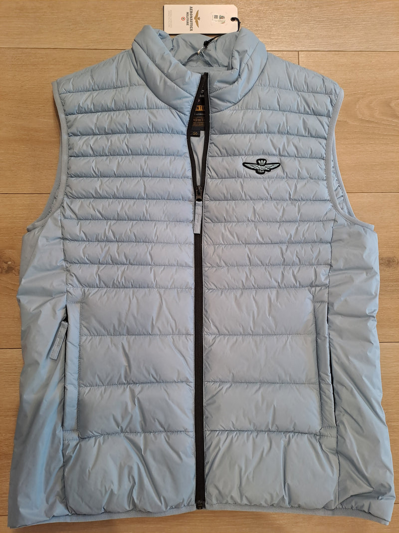 Aeronautica vest 241AB2171CT3246 lysblå