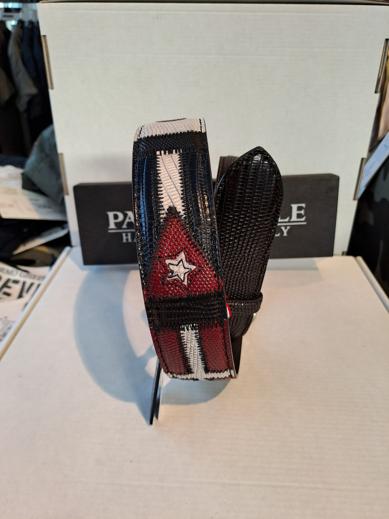 Paolo Vitale bælte FLAG 132J722 brun varan