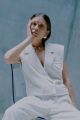 Copenhagen Muse Vest Tailor 203883 Offwhite