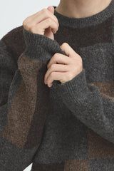 Casual Friday strik Wiren 20506034 brun