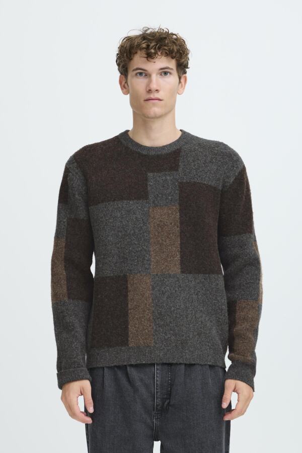 Casual Friday strik Wiren 20506034 brun