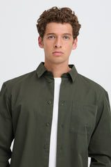 Casual Friday skjorte 20506403 army