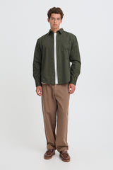 Casual Friday skjorte 20506403 army