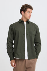 Casual Friday skjorte 20506403 army