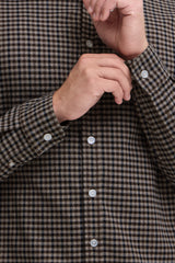 Casual Friday skjorte 20506471 navy/brun