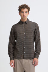 Casual Friday skjorte 20506471 navy/brun