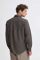 Casual Friday skjorte 20506471 navy/brun