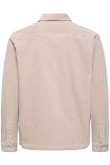 Casual Friday overshirt fløjl 20506480 lys sand