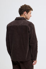 Casual Friday overshirt fløjl 20506480 brun