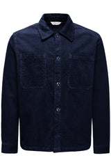 Casual Friday overshirt fløjl 20506480 navy