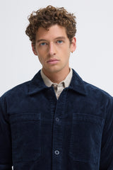 Casual Friday overshirt fløjl 20506480 navy
