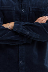 Casual Friday overshirt fløjl 20506480 navy