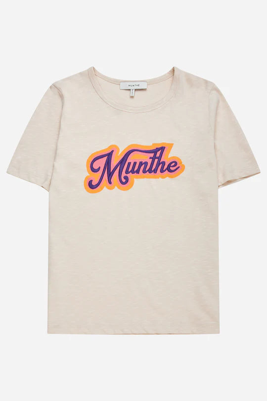 Munthe T Shirt Harp Sand 1109-23266-0-62