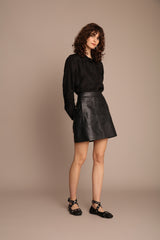 Munthe Bluse Leslea 23428 Sort