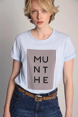 Munthe T Shirt Lora Lysblå 1102-23460