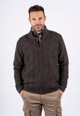 Pre End cardigan Henry brun