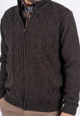 Pre End cardigan Henry brun