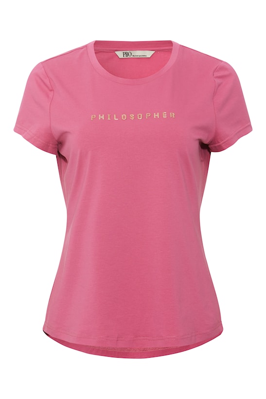 PBO T-shirts Philosopher T-shirts pink col. 853
