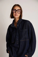 Munthe Bluse Tuxa 243 1000 24314 Denim