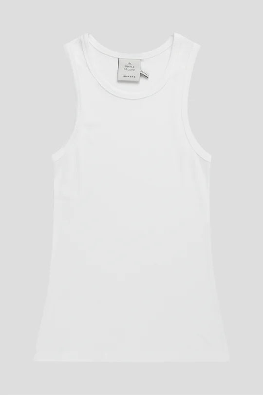 Munthe top Peach hvid