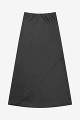 Munthe satin nederdel Bardot sort