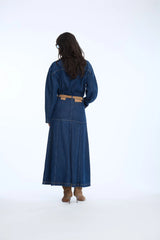 Munthe Tuxya Nederdel 247 1210 24715 Col.Indigo