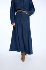 Munthe Tuxya Nederdel 247 1210 24715 Col.Indigo