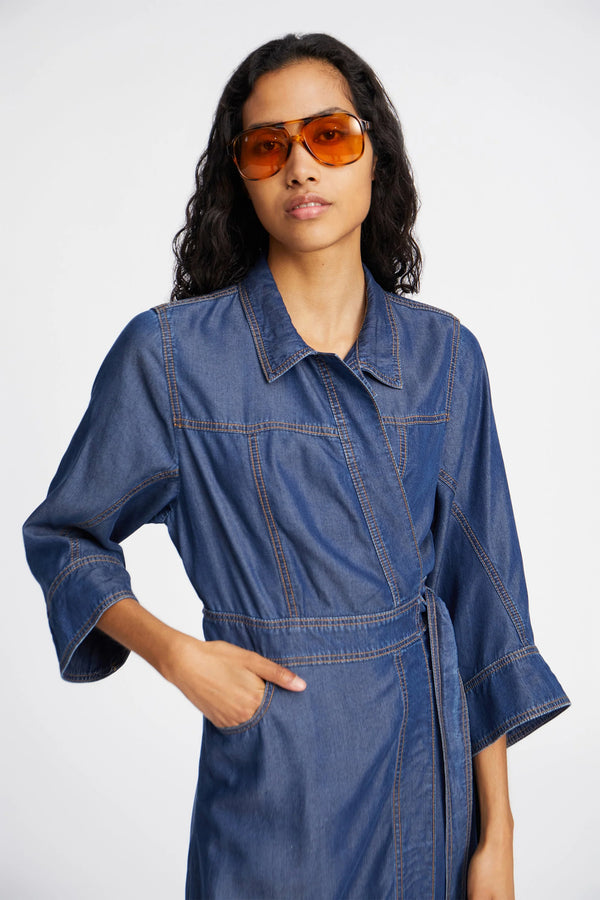 Munthe Prescott Kjole 252 1340 25207 Col. Indigo