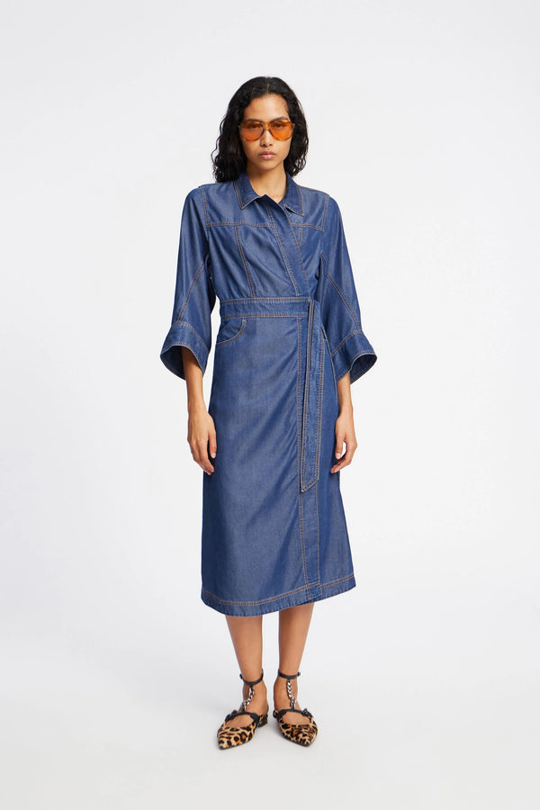 Munthe Prescott Kjole 252 1340 25207 Col. Indigo