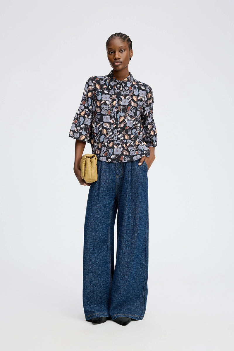 Munthe Rosewell Top 254-1015-25419 Col. Black