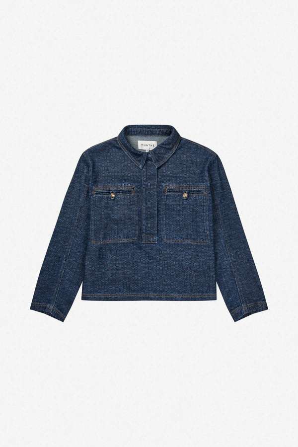 Munthe Ruxa Skjorte 254-1020-25406 Col. Indigo