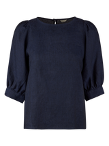 Stenstrøms Carmen Blouse 2611546152 Col. Navy