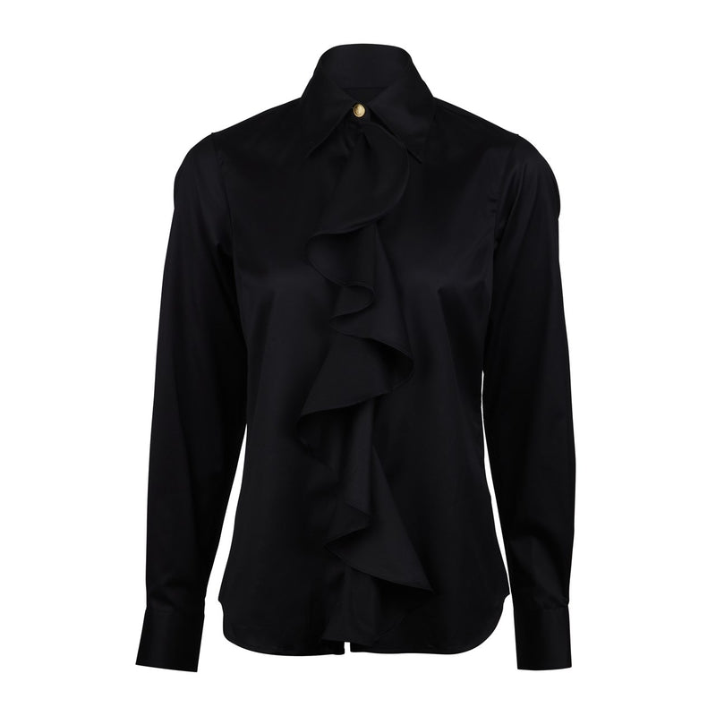 Stenstrøms Skjorte Fernanda Shirt 261193 sort/600