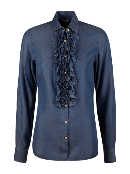 Stenstrøms Skjorte Illy 2612106866 Denim 170