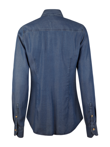 Stenstrøms Skjorte Illy 2612106866 Denim 170