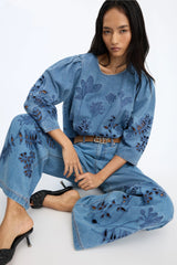 Munthe Bramble Bluse 261-1034-26113 Col. Blue